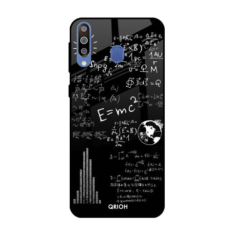Funny Math Samsung Galaxy M40 Glass Back Cover Online