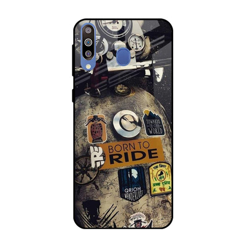 Ride Mode On Samsung Galaxy M40 Glass Back Cover Online