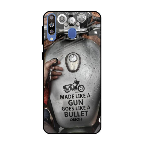 Royal Bike Samsung Galaxy M40 Glass Back Cover Online