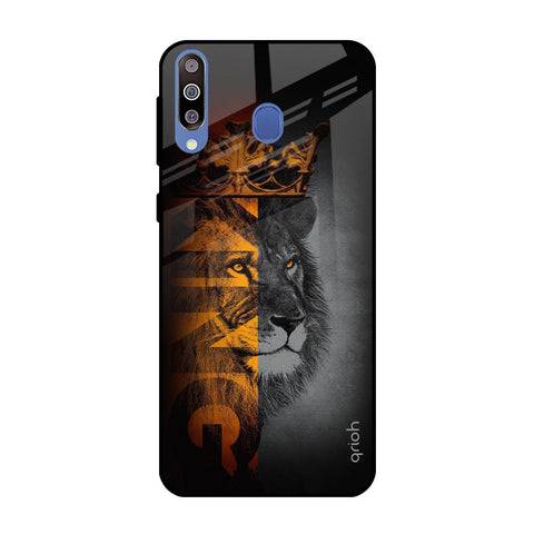 King Of Forest Samsung Galaxy M40 Glass Back Cover Online