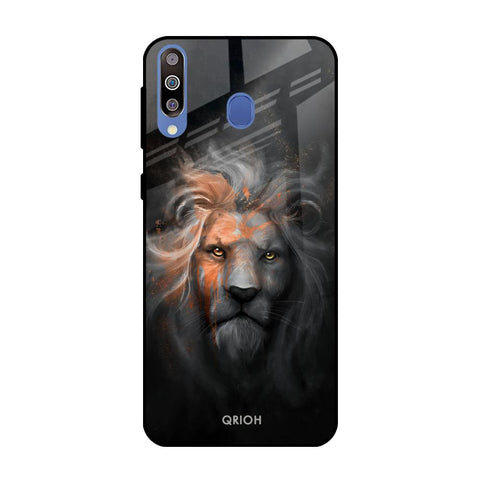 Devil Lion Samsung Galaxy M40 Glass Back Cover Online