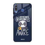 Struggling Panda Samsung Galaxy M40 Glass Back Cover Online