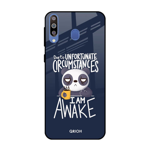Struggling Panda Samsung Galaxy M40 Glass Back Cover Online