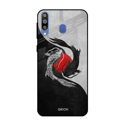Japanese Art Samsung Galaxy M40 Glass Back Cover Online
