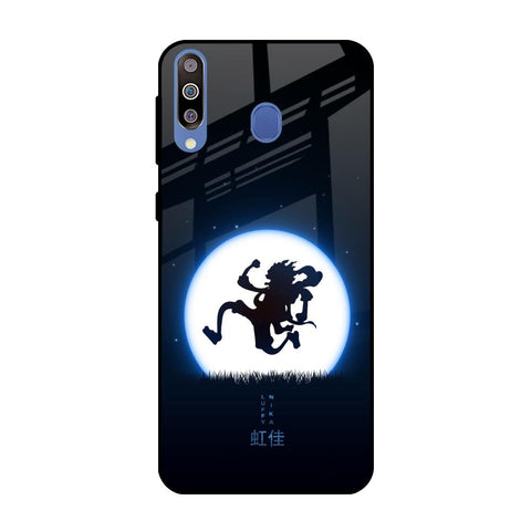 Luffy Nika Samsung Galaxy M40 Glass Back Cover Online