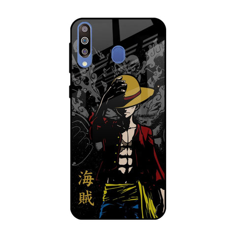 Dark Luffy Samsung Galaxy M40 Glass Back Cover Online