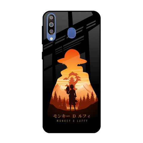 Luffy One Piece Samsung Galaxy M40 Glass Back Cover Online