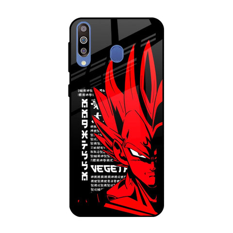 Red Vegeta Samsung Galaxy M40 Glass Back Cover Online