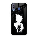 Monochrome Goku Samsung Galaxy M40 Glass Back Cover Online