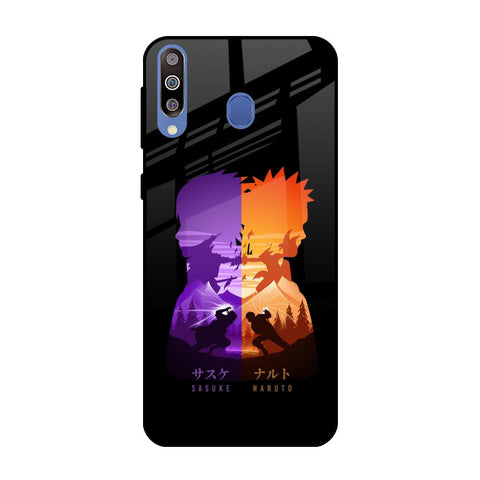 Minimalist Anime Samsung Galaxy M40 Glass Back Cover Online