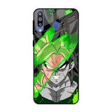 Anime Green Splash Samsung Galaxy M40 Glass Back Cover Online
