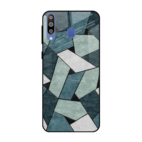 Abstact Tiles Samsung Galaxy M40 Glass Back Cover Online