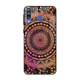 Floral Mandala Samsung Galaxy M40 Glass Back Cover Online