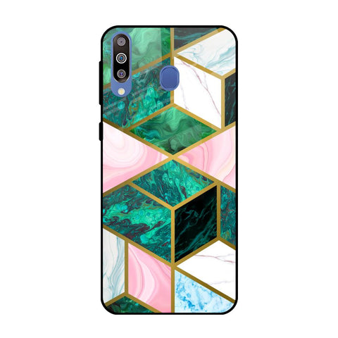 Seamless Green Marble Samsung Galaxy M40 Glass Back Cover Online