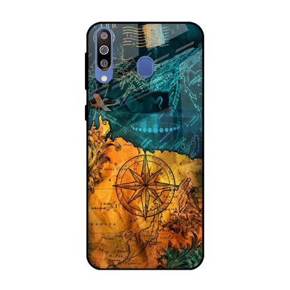 Architecture Map Samsung Galaxy M40 Glass Back Cover Online