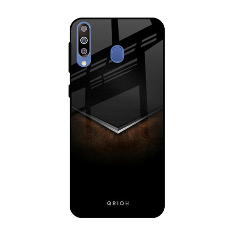 Dark Walnut Samsung Galaxy M40 Glass Back Cover Online