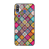 Multicolor Mandala Samsung Galaxy M40 Glass Back Cover Online