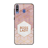 Boss Lady Samsung Galaxy M40 Glass Back Cover Online