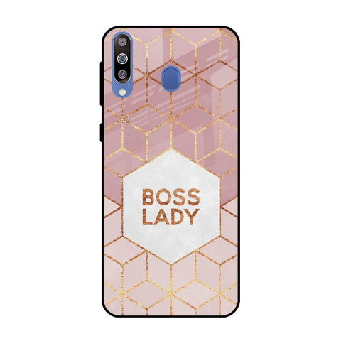 Boss Lady Samsung Galaxy M40 Glass Back Cover Online
