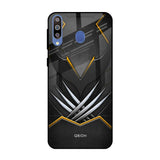 Black Warrior Samsung Galaxy M40 Glass Back Cover Online