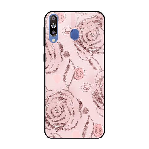 Shimmer Roses Samsung Galaxy M40 Glass Cases & Covers Online
