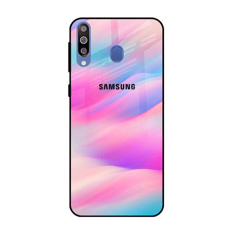 Colorful Waves Samsung Galaxy M40 Glass Cases & Covers Online
