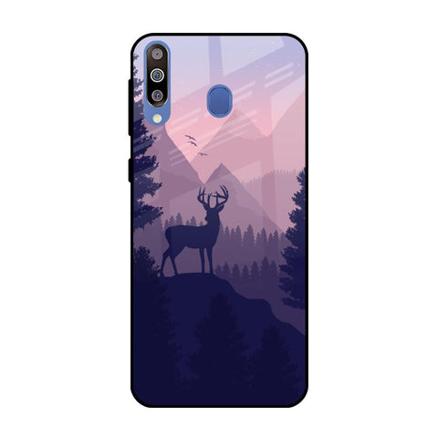 Deer In Night Samsung Galaxy M40 Glass Cases & Covers Online
