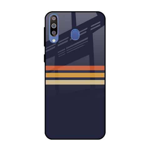 Tricolor Stripes Samsung Galaxy M40 Glass Cases & Covers Online