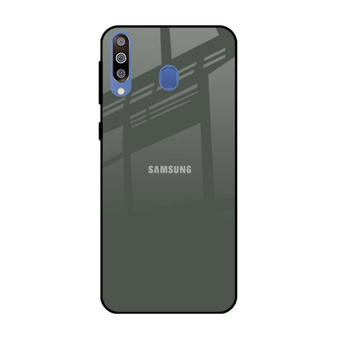 Charcoal Samsung Galaxy M40 Glass Back Cover Online