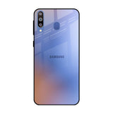 Blue Aura Samsung Galaxy M40 Glass Back Cover Online