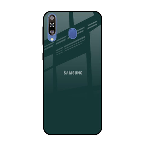 Olive Samsung Galaxy M40 Glass Back Cover Online
