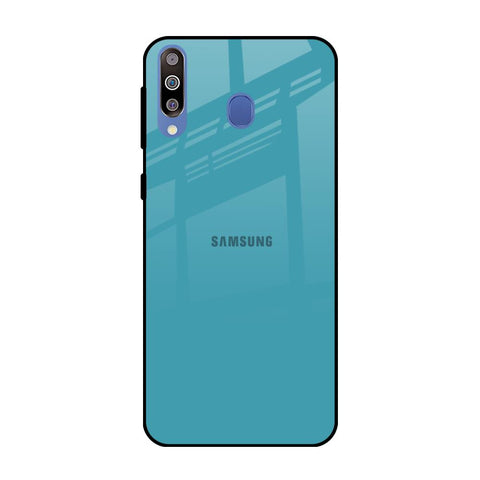 Oceanic Turquiose Samsung Galaxy M40 Glass Back Cover Online