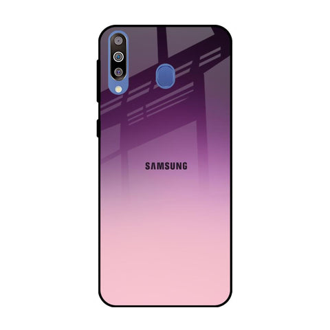 Purple Gradient Samsung Galaxy M40 Glass Back Cover Online