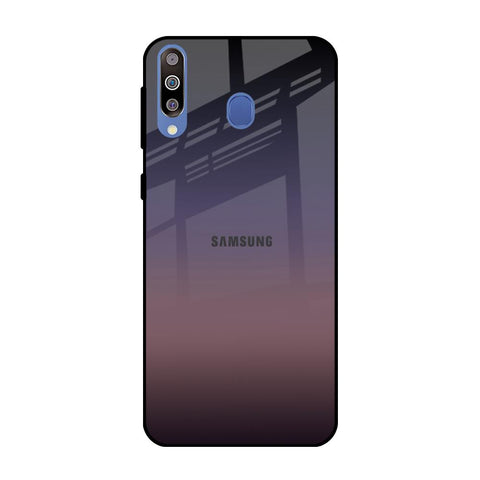 Grey Ombre Samsung Galaxy M40 Glass Back Cover Online