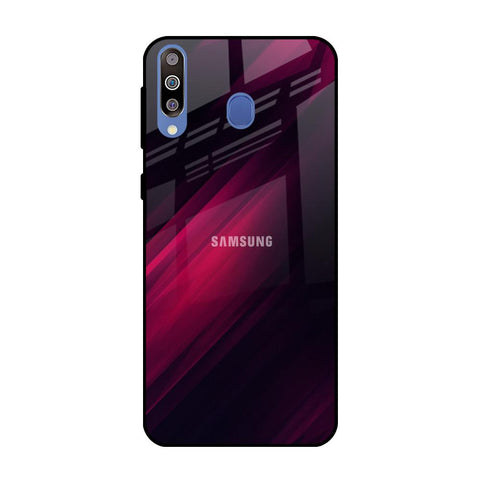 Razor Black Samsung Galaxy M40 Glass Back Cover Online