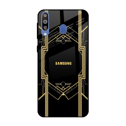 Sacred Logo Samsung Galaxy M40 Glass Back Cover Online