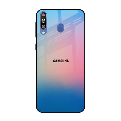 Blue & Pink Ombre Samsung Galaxy M40 Glass Back Cover Online