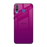 Magenta Gradient Samsung Galaxy M40 Glass Back Cover Online