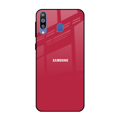 Solo Maroon Samsung Galaxy M40 Glass Back Cover Online