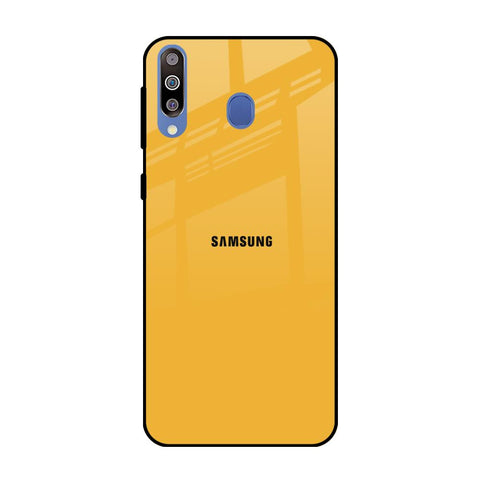 Fluorescent Yellow Samsung Galaxy M40 Glass Back Cover Online