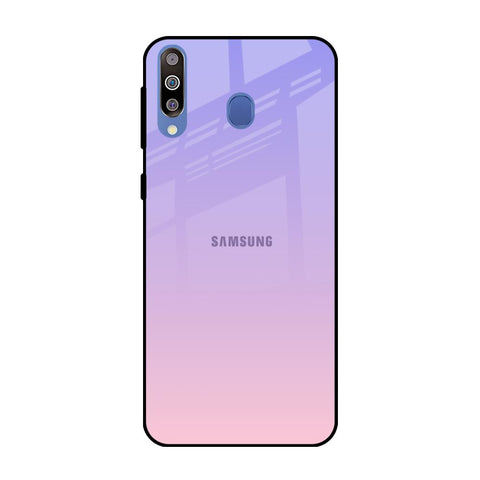 Lavender Gradient Samsung Galaxy M40 Glass Back Cover Online