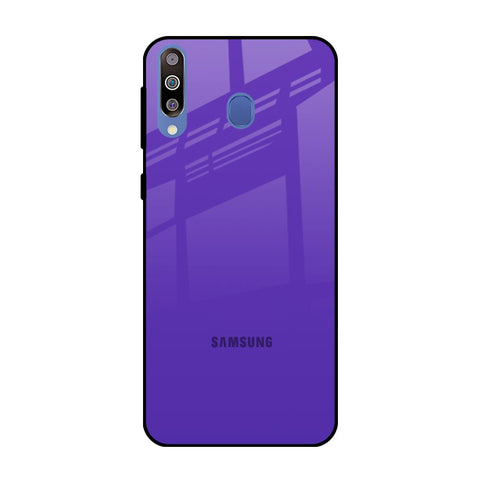 Amethyst Purple Samsung Galaxy M40 Glass Back Cover Online