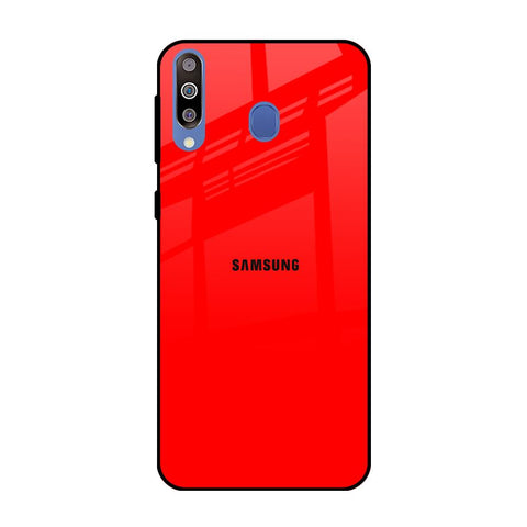Blood Red Samsung Galaxy M40 Glass Back Cover Online