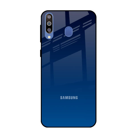 Very Blue Samsung Galaxy M40 Glass Back Cover Online