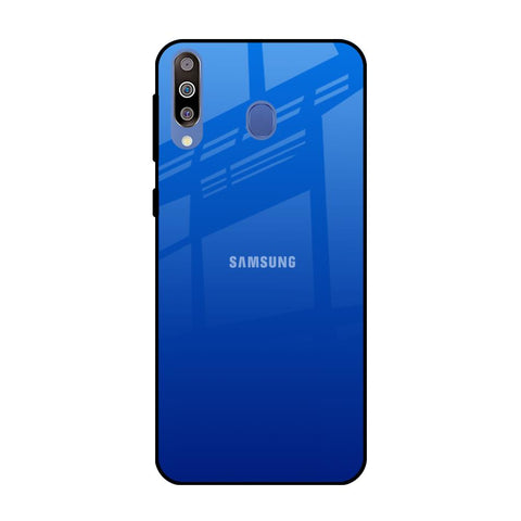 Egyptian Blue Samsung Galaxy M40 Glass Back Cover Online
