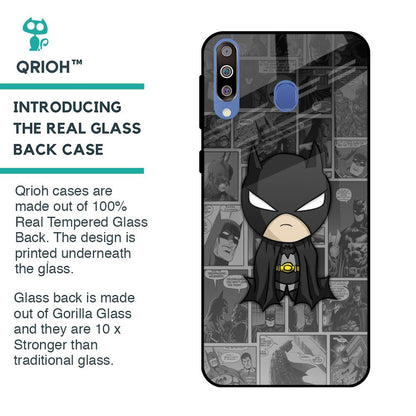 Cartoon Art Glass Case for Samsung Galaxy M40