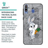 Cute Baby Bunny Glass Case for Samsung Galaxy M40