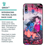 Radha Krishna Art Glass Case for Samsung Galaxy M40