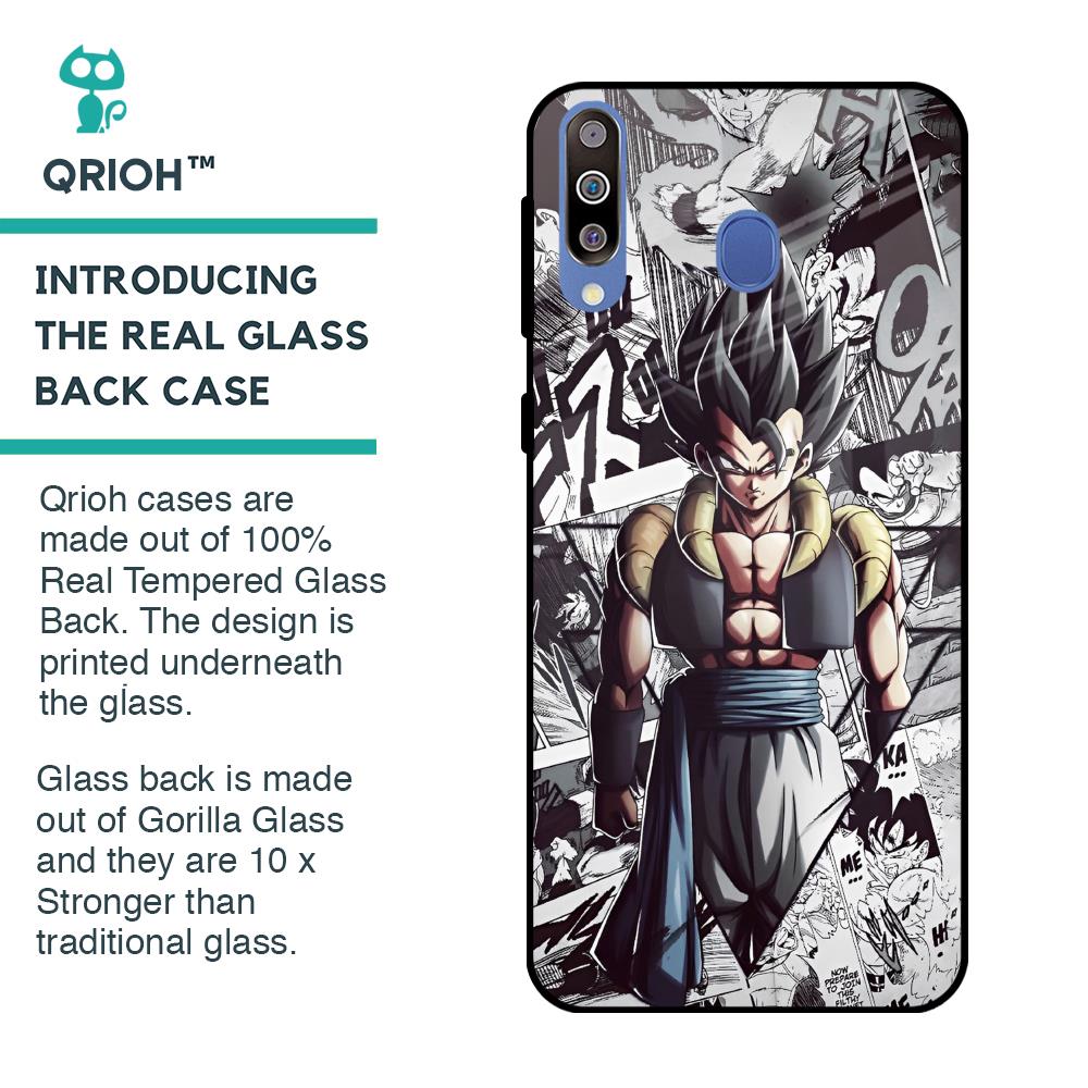 Dragon Anime Art Glass Case for Samsung Galaxy M40