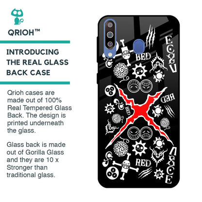 Red Zone Glass Case for Samsung Galaxy M40